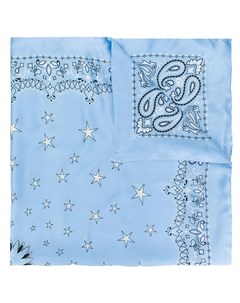 Amiri шарф со звездами и узором пейсли Amiri