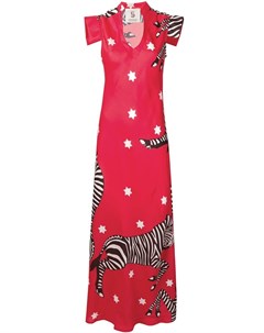 5 progress платье с изображением зебры