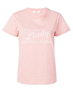 Bally футболка с принтом архивного логотипа Bally