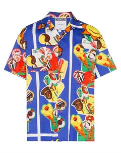 Moschino рубашка с короткими рукавами и принтом Moschino