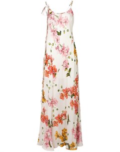 Pinko длинное платье с цветочным рисунком Pinko