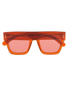 Stella mccartney eyewear солнцезащитные очки в квадратной оправе один размер оранжевый Stella mccartney eyewear