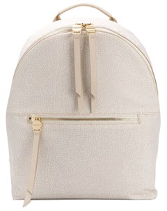 Borbonese классический рюкзак на молнии нейтральные цвета Borbonese
