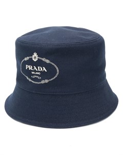 Prada панама с логотипом Prada