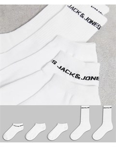 Набор из 5 пар носков разных моделей Jack & jones