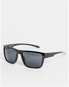 Черные солнцезащитные очки с черепаховым дизайном Jack & jones