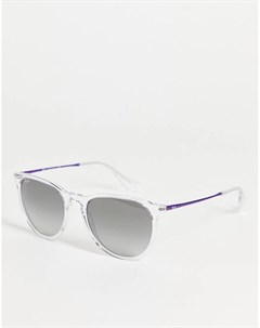 Женские солнцезащитные очки в круглой прозрачной оправе 0RB4171 Ray-ban®
