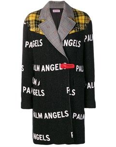 Palm angels пальто с контрастным логотипом Palm angels