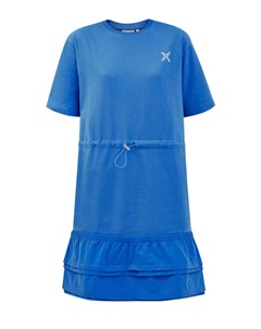 Универсальное платье футболка с кулиской и принтом Little X Kenzo