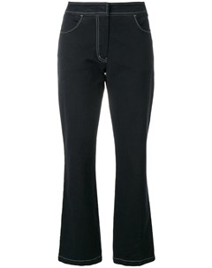 Jil sander vintage расклешенные брюки с контрастной строчкой Jil sander vintage