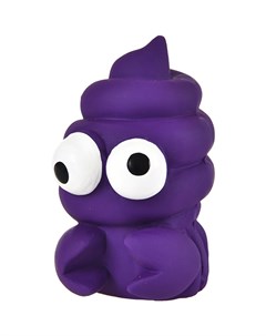 Игрушка для собак Рак отшельник с пищалкой латекс 10 см Фиолетовый Foxie