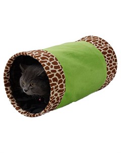 Тоннель для кошек Colour шуршащий зеленый 25х50 см Major
