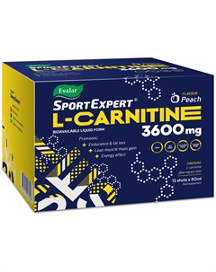 SportExpert L карнитин 3600 мг 12 50 мл флаконы Эвалар