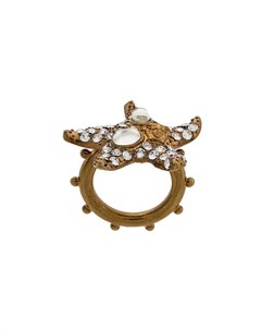 Versace кольцо в виде декорированной морской звезды Versace