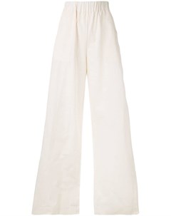 Matin расклешенные брюки с полосками по бокам нейтральные цвета Matin