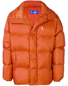 Etudes дутая куртка с принтом логотипа s оранжевый Études