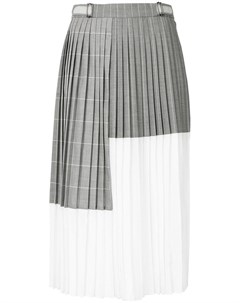 Gauchere плиссированная юбка миди в стиле колор блок 38 серый Gauchère