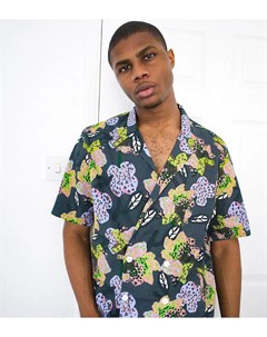 Двубортная рубашка от комплекта с цветочным принтом KENYA Asos made in