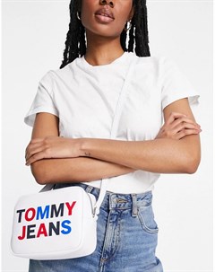 Белая сумка для фотоаппарата Tommy jeans