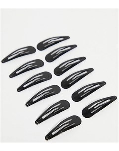 Эксклюзивный набор заколок для волос черного цвета Designb london