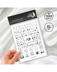 Слайдер дизайн для ногтей Star Inspiration N706 Una luna