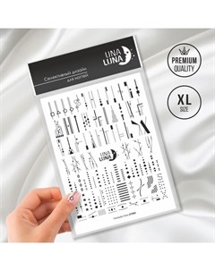Слайдер дизайн для ногтей Fantastic Lines GT003 Una luna