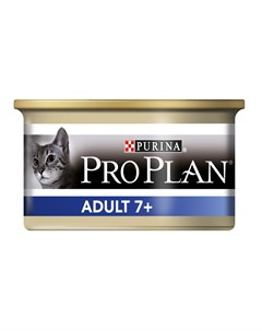 Влажный корм для кошек Adult 7 Feline with Tuna canned 0 085 кг Purina pro plan