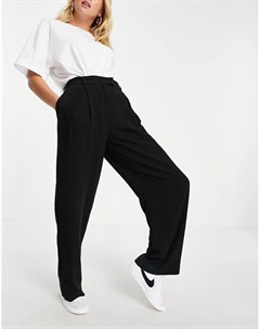 Черные классические брюки Lilah Weekday
