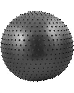 Мяч гимнастический Anti Burst массажный 75 см FBM 75 8 черный Nobrand