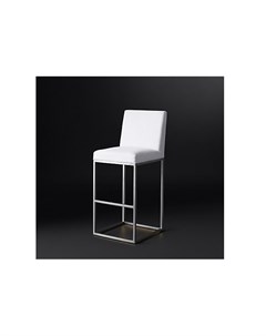 Барный стул emery polished белый 43x107x60 см Idealbeds