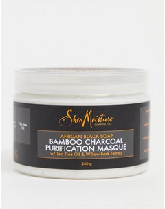 Маска для волос с африканским черным мылом и бамбуковым углем Shea moisture