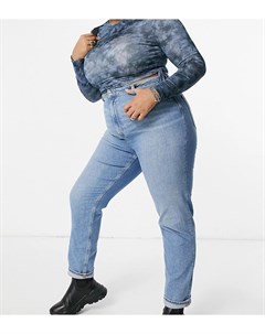Выбеленные узкие джинсы в винтажном стиле ASOS DESIGN Curve Asos curve