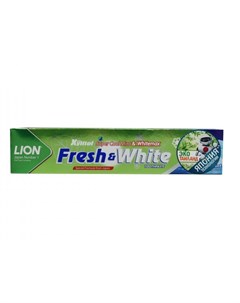 Thailand Fresh White Паста зубная для защиты от кариеса прохладная мята 160г Lion