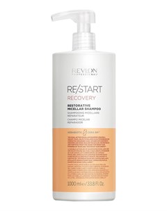 Шампунь Restart Recovery Restorative Micellar Shampoo Мицеллярный для Поврежденных Волос 1000 мл Revlon