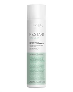 Шампунь Restart Volume Magnifying Micellar Shampoo Мицеллярный для Тонких Волос 250 мл Revlon