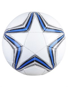 Мяч футбольный однослойный Звезда 5 белый Грат-вест