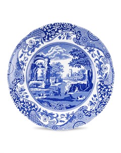 Тарелка закусочная голубая Италия 20 см Spode