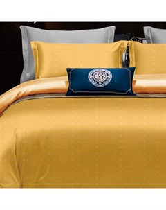 Комплект постельного белья евро золотой Pappel