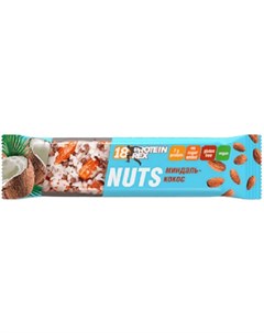 Протеиновый батончик Nuts Миндаль кокос vegan 40 г Proteinrex
