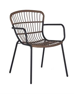 Кресло садовое Palhoca искусственный ротанг 60х55х76 5 см Без бренда