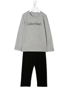 Пижама с принтом логотипа Calvin klein kids