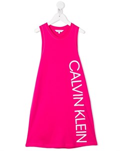 Платье с логотипом Calvin klein kids