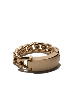 Золотое кольцо цепочного дизайна Hum