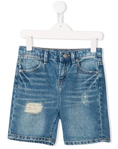 Состаренные джинсовые шорты Stella mccartney kids