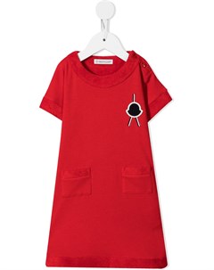 Платье с махровыми вставками Moncler enfant