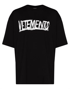 Футболка с принтом World Tour Vetements