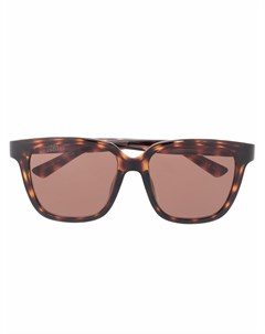 Солнцезащитные очки в квадратной оправе черепаховой расцветки Balenciaga eyewear
