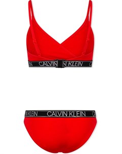 Бикини с логотипом Calvin klein kids