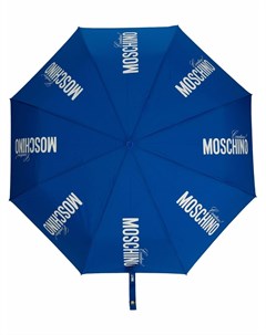 Зонт с принтом Couture и логотипом Moschino