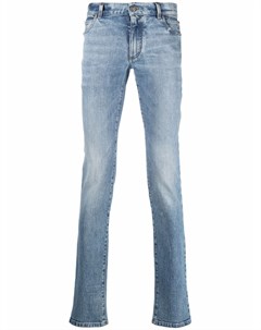 Прямые джинсы средней посадки Balmain